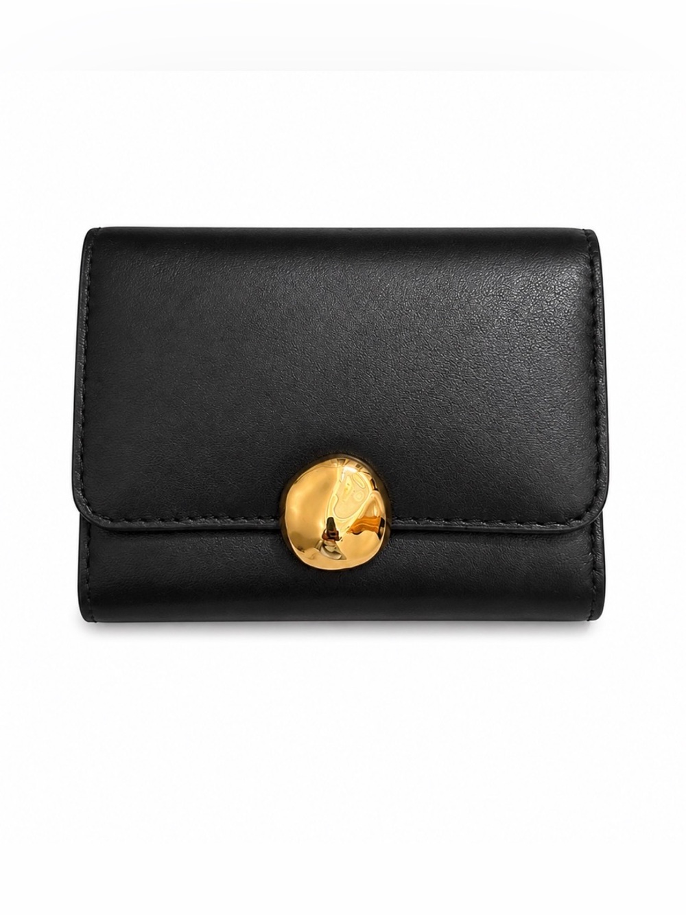 Madewell Sculpted Metal Trifold Wallet